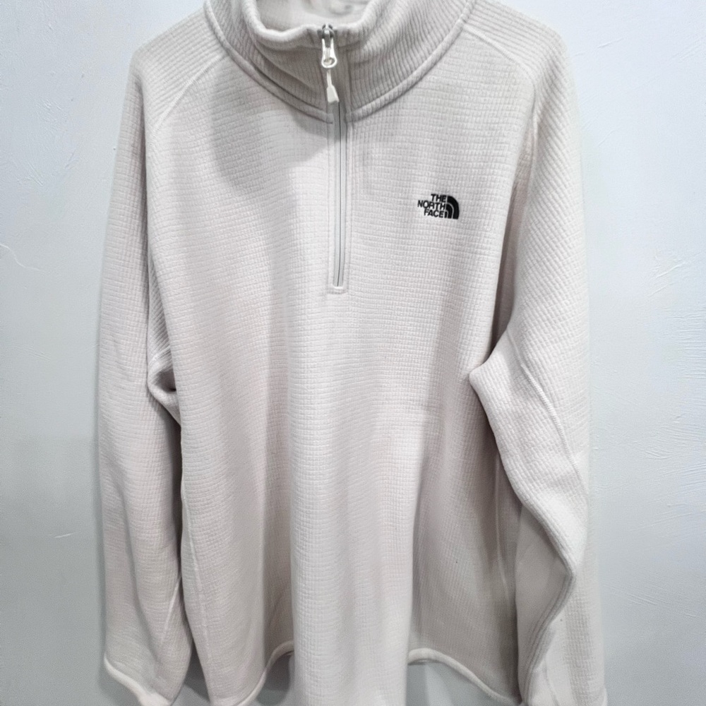 The North Face White Quarter-Zip Pullover